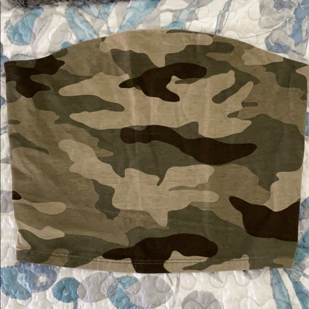 Camo Tube Top